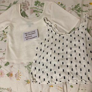 about a girl and so - set of two women’s crop tops